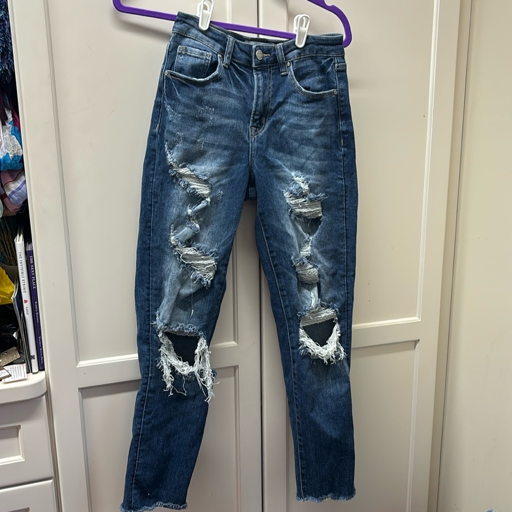 Risen Jeans 1/25 Straight Leg Jeans